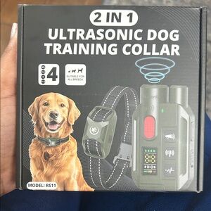 2 in 1 Ultrasonic Dog Training Collar